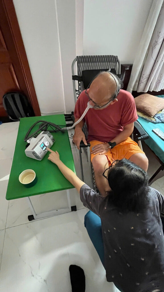Các dòng máy thở cho thuê 