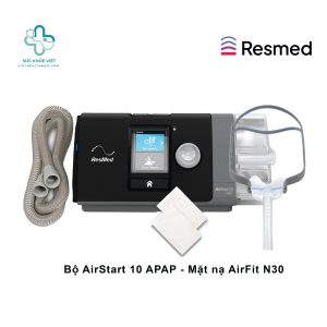 Máy trợ thở AirStart 10 APAP kèm Mặt nạ AirFit N30