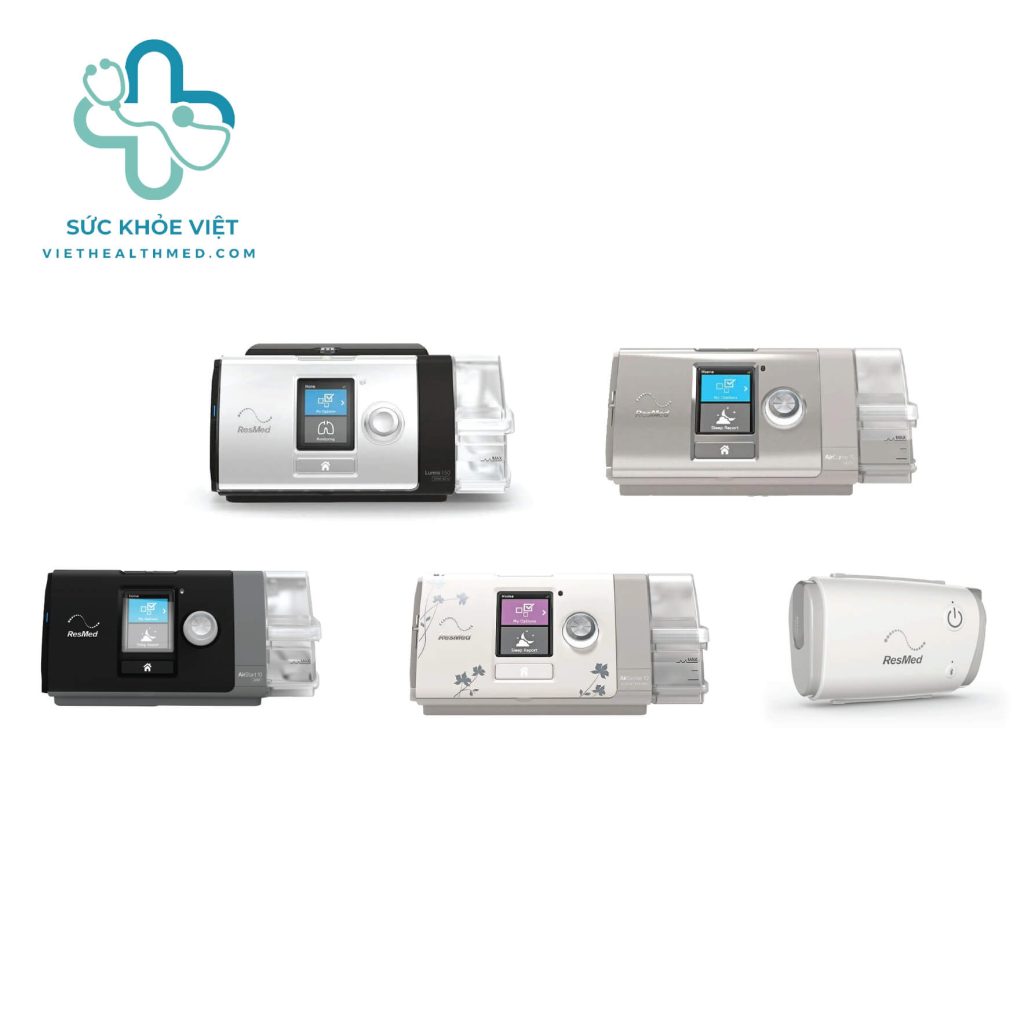Máy CPAP ResMed dùng trong điều trị ngưng thở khi ngủ tại nhà