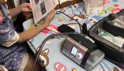 Hệ thống CPAP kết hợp máy tạo ẩm giúp người dùng điều chỉnh độ ẩm phù hợp với điều kiện sử dụng thực tế.
